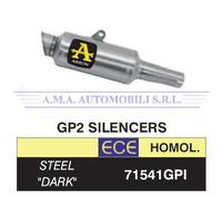 71541GPI - Terminale Scarico Arrow GP2 Nichrom Dark Kawasaki Ninja 400 (18)