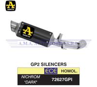 Kit terminale GP2 "Dark" KTM 390 Adventure Anni 2020 2021 2022 2023