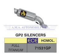 ARROW TERMINALE SCARICO GP2 TITANIO KAWASAKI Z 900 2017-2018