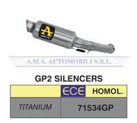 Kit terminale GP2 KTM RC 125 Anni 2017 2018 2019 2020