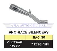 Kit terminale Pro-Race nichrom "Dark" Aprilia TUONO V4 1100 Anni 2017 2018