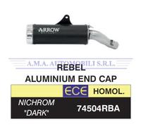 74504RBA - Terminale Scarico Arrow Rebel Dark Honda CMX 500 Rebel (20)