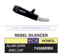 Kit terminale Rebel fondello in alluminio Dark Brixton CrossFire 500 X 2021 2022