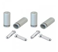 Kit Terminali Guaina e Cavo Bici in Lega Argento - Ø 4/5mm