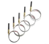 Kit termocoppia a gas, confezione da 5 pezzi, 91,4 cm, termopile e termocoppia, set di ricambio per stufa, termocoppia, camino per la casa