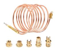 Kit termocoppia universale stufa un gas 1500Mm M6X0,75 con dado di troppo p8679