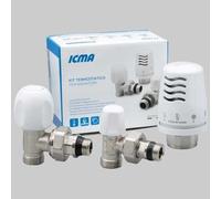 KIT TERMOSTATICO A SQUADRA TULIPANO 1/2