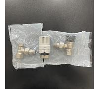 Kit termostatico Oventrop con valvola, detentore e testa termostatica con attacco tubo ferro 1/2"