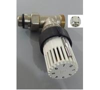 KIT TERMOSTATICO TESTA-VALVOLA DIRITTA 3/8 TUBO RAME O MULTISTRATO FINE SERIE