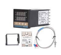 Kit termostato digitale PID impermeabile ad alta precisione, regolatore di temperatura professionale PID REX-C100 compatibile con applicazio