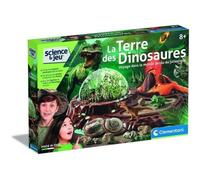 Kit Terrario Preistorico Clementoni con Vulcano, Fossili e Vernici - 8 anni