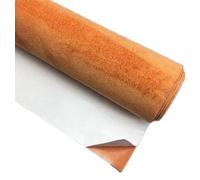 Kit Tessuto Cielo Auto Riparazione autoadesiva degli interni dell'auto Atch Tessuto elastico a 4 lati for riparazione del tetto e divano(Orange,50cm x 50cm)