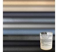 Kit Tessuto Cielo Auto scollato con Colla a Pennello, Kit Riparazione Cielo Auto Fai Da Te, Stoffa Interni e Gommapiuma abbinata (1,50 X 2 + 1 Colla a Pennello, Grigio Medio a Nido d'ape)