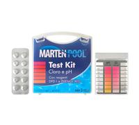 Kit Test Cloro e pH per Piscine con Valigetta e Reagenti in Pastiglie