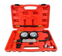 Kit test di perdite nei cilindri, include tester di compressione del motore con doppio manometro per controllo pressione e tasso di perdita,Gebo Tools