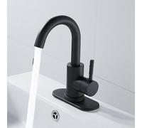 Kit testa di spruzzo girevole a maniglia singola con tubo di alimentazione dell'acqua progettato per compatibilità con rubinetto del lavandino del bagno