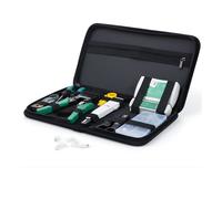 Kit tester cavo rete LAN RJ45 RJ11 RJ12 pinza crimpatrice plug ethernet custodia