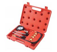 KIT TESTER COMPRESSIONE MANOMETRO MISURATORE PROVA MOTORI BENZINA AUTO MOTO