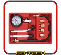KIT TESTER COMPRESSIONE MOTORE A BENZINA MANOMETRO PRESSIONE CILINDRI AUTO MOTO