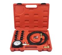 Kit tester compressione motore Manometro cilindro carburante benzina Set strumenti automobilistici Campo prova 0-140 Kit tester pressione olio e strumento per diagnostica motore