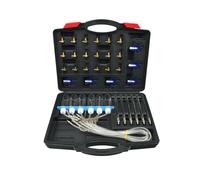 KIT TESTER CONTROLLO PROVA INIETTORI AUTO MOTORE DIESEL INIETTORE ADATTATORI