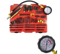 Kit tester di compressione cilindro motore diesel a benzina con rilevatore di pressione custodia Test manometro strumento automobilistico 0-600PSI