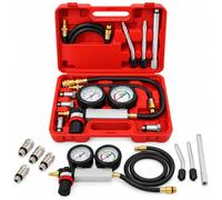 Kit tester di perdite per cilindro, misuratore di pressione per cilindro | Kit tester per perdite del motore a benzina con asta di prolunga, tester di perdita di pressione del motore per motori auto
