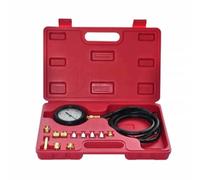 Kit tester di pressione olio per motori diesel, 13 pezzi, tester di compressione con manometro fino a 35 bar, con valigetta e adattatore per Chrysler, Ford, BMW, VW