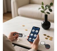 Kit Tester Monete Tascabile Avanzato con Strumenti di Misurazione Monete Complet