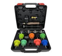 Kit Tester Pressione Radiatore - Tester Compressione Motore 14 Pezzi | Strumento Per Vuoto E Kit Di Ricarica Per Radiatori, Strumento Automobilistico - Per Test Accurati Del Di Raffreddamento