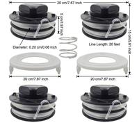 Kit testine 7 C3-2 per FSA57 per FSE52 4 bobine 2 coperchi