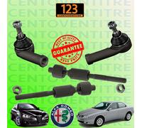 KIT TESTINE STERZO + TIRANTI GIUNTO SNODO ASSIALE ALFA 147 ALFA 156