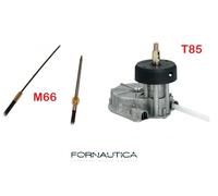 KIT TIMONERIA ULTRAFLEX T85 CON MONOCAVO M66 E COPRIMOZZO - PER FUORIBORDO