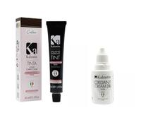 Kit Tintura Sopracciglia, Castano, con Ossidante 3%