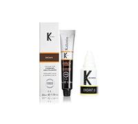KIT TINTURA SOPRACCIGLIA CON OSSIGENO 3% KALENTIN IN VARI COLORI (MARRONE)