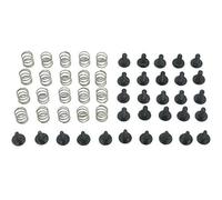 Kit Tiranti Metallici con Molle per RC 1/12 82 LC79 78 Upgrade Sospensioni | Set Boccole a Molla Anti-Gioco per Telaio Camion Radiocomandato 1:12 Tuning Sospensioni