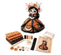 Kit Tissu Créatif Patchs Halloween, Activité D'appliqué Superposé Festive