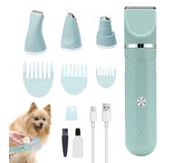 Kit Toelettatura Cani,Kit Toelettatura Cani 4 in 1 - Forbici Elettriche Regolabili per Gatti Cuccioli e Casa