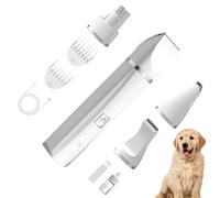 Kit Toelettatura Cani,Trimmer Elettrico Ricaricabile Senza Filo | TagliaImpermeabile a Basso Rumore | Per Gatti, Zampe, Viso, Fianchi, E Unghie