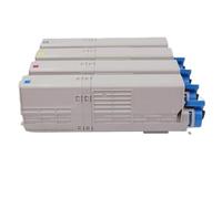 Kit toner compatibile con i codici delle stampanti Okidata C532 C542 C532dn C542dn MC573 MC573dn MC563dn 46490605 46490606 46490607 46490608 Cartuccia toner KCYM(BK)