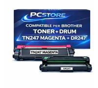 Kit Toner + Drum TN247 DR247 Magenta Compatibile Brother MFC-L3770CDW DCP-L3550C
