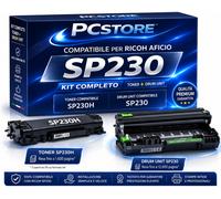 KIT Toner SP230H + Drum SP230 Compatibile per Ricoh Aficio SP230 DN SP231 DNw