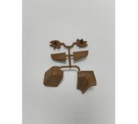 Kit Top cucina per Alzatina art. 201 Accessori Top Cucina 1 angolo interno, 1 angolo esterno, 1 tappo sx, 1 tappo dx (Vari Colori) (Marrone, Kit accessori)