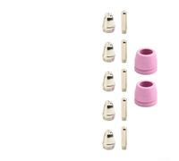 Kit torcia taglierina al plasma con 12 ugelli elettrodi punte materiali di consumo per AG-60 per SG-55 WSD-60P per CUT50 per macchine CUT60, costruzione in lega di rame, 1