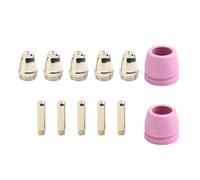 Kit Torcia Taglierina Plasma 12PZ Punte Elettrodi Ugelli per Serie AG60 SG55 CUT