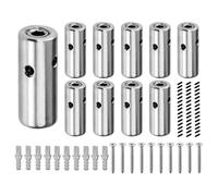 Kit traliccio da esterno - graticcio da parete in acciaio inox, di traliccio verticale | Set di tralicci in filo metallico con di espansione, traliccio da giardino per piante rampicanti