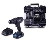 Kit trapano avvitatore 20v ixes C-BSB74/1BE-X scheppach black