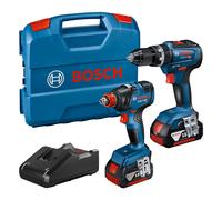 KIT TRAPANO + AVVITATORE AD IMPULSI 1/4" 1/2" A BATTERIA BOSCH - 06019J2208