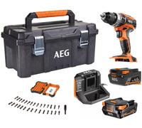 Kit Trapano elettrico avvitatore a batteria percussione 18V LITIO AEG + Valigia