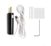 Kit trapano elettrico USB con 15 accessori per perforazione efficiente e intaglio in legno, plastica e schede PCB